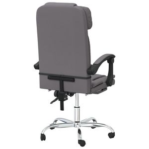เก้าอี้สำนักงานนวดสีเทา - Product Image 5