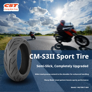 Neumático Radial Deportivo Sin Cámara CST CM-S3II para Motocicleta, Nuevo, Tamaños de Rin de 17 Pulgadas, 110/70 <span class=keywords><strong>R17</strong></span> a 200/55 ZR17, Repuesto/Reparación - Product Image 5