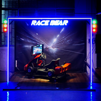 Simulateur de course automobile |   Simulateur de course de karting commercial pour FEC et tous les âges |   Simulateur de karting Racebear