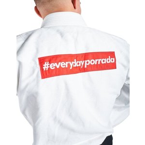 Uniforme de Jiu Jitsu Brasileño para Hombre, Blanco, 100% Algodón, Corte Regular, Ropa Duradera para Artes Marciales, Talla Adulto - Product Image 4