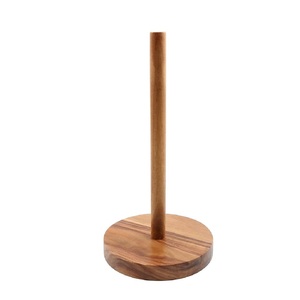 New Selling Acacia Wood Eco-Friendly Spice Organizer-Rustic <b>Kitchen</b> Countertop Multifunction Paper <b>Tissue</b> <b>Holder</b> Stand - Product Image 5