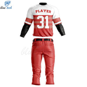 Premium Quality Baseball Jersey and Pants Custom Team Uniform Set with Embroidery and Printing Option Plus Size 100% Polyester - Product Image 2