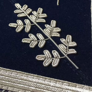 Delantal masónico de seda con solapa para Maestros Masónicos de la Logia Azul, con bordado de hilo. - Product Image 3
