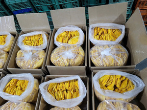 Tranches de mangue séchées FD, collation de fruits tropicaux sucrés, morceaux jaunes naturels - Product Image 5
