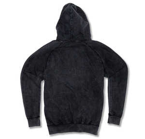 Black Colour Acid Wash Vintage Style New Arrival Men Trendy Unisex <b>American</b> Street Style <b>Hoodie</b> 2026 - Product Image 4