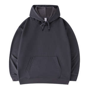 Sweat-shirt à capuche pour homme, coupe classique, en coton épais, couleur unie, imprimé personnalisé, style streetwear, idéal pour l'hiver – Vente en gros - Product Image 1