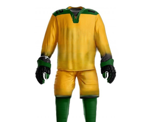 Comfortable High Quality Ice Hockey Uniform for Adult Daily Training Flexible Stretch Breathable 100% Polyester Fabric - Product Image 1