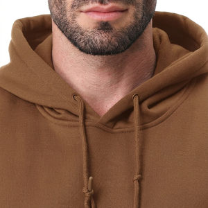 Sweat à capuche personnalisé pour homme, décontracté, coupe ample, couleur unie, style sport et streetwear, basique, en molleton 100% coton respirant, mélange de coton - Product Image 6