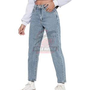 Pantalones Vaqueros para Mujer, Diseño Personalizado, Transpirables, Ecológicos, Diseño Único, Pantalones Vaqueros Más Vendidos al Por Mayor - Product Image 3