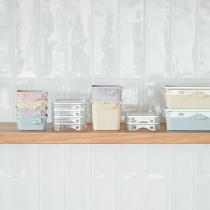 IPPINSHA Premium japonés 600ml contenedor cuadrado de almacenamiento de alimentos hermético a prueba de fugas microondas Apto para lavavajillas portátil PP/silicona - Product Image 2