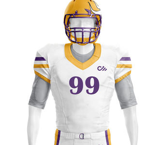 Jersey de Fútbol Americano Sublimado Personalizado, Uniforme Transpirable Unisex para Adultos, Talla Grande, Diseño Único, Ropa de Fútbol Americano - Product Image 4