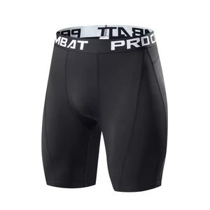 2026 Pakistani Custom Casual High Street Style Bodybuilding <b>Compression</b> <b>Shorts</b> <b>Men</b> Solid Pattern Gym Running Anti-Wrinkle - Product Image 3