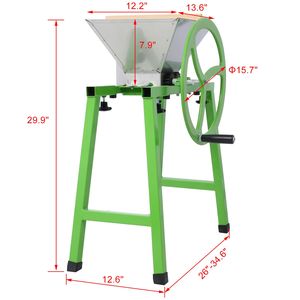 Exprimidor Manual de 7L, soporte portátil de acero inoxidable para triturador de frutas, prensado de sidra de vino para Kits de elaboración casera - Product Image 3