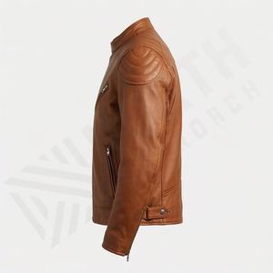 Chaqueta Casual de Motociclismo y Carreras, de Cuero PU con Tachuelas, para Invierno, Ropa Protectora para Motociclistas, Color Personalizado - Product Image 3