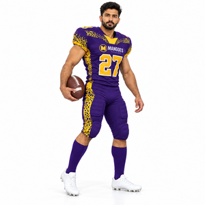 Uniformes de Fútbol Americano Personalizados 100% Poliéster, Diseño Nuevo, Sublimación, Uniformes 7 contra 7 - Product Image 2