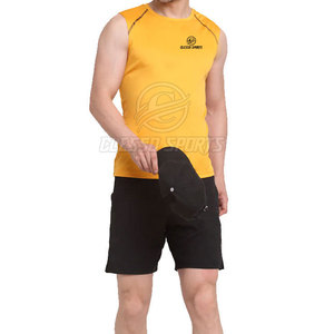 T-shirts sans manches légers pour hommes, T-shirts sans manches durables pour hommes, T-shirts pour hommes de style actuel en taille personnalisée - Product Image 5