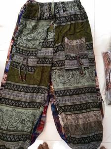 2024 femmes hiver mode respirant acrylique laine multicolore pantalons décontractés/pyjamas en gros de l'inde pour l'été - Product Image 3