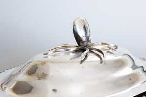 high capacity tureen metal <b>kitchen</b> accessory serving ware solution modern serving container rust proof serving tureen anti tarni - Product Image 3