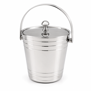 Seau à glace de luxe en cuivre martelé fait main avec couvercle et pinces, refroidisseur de vin et de boissons à double paroi isolé pour bar - Product Image 4