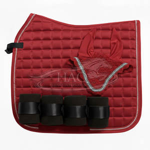 Tapis de selle de dressage de luxe matelassé avec doublure douce et respirante, qualité supérieure - Product Image 6