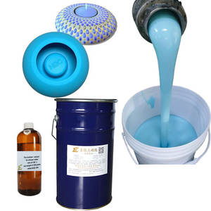 RTV-2 karet silikon cair untuk gipsum, beton, batu buatan, resin epoksi, membuat cetakan semen - Product Image 3