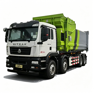 รถบรรทุกขยะ SINOTRUK HOWO 8x4 แบบมีแขนเกี่ยว 30 ตัน 20-30 คิว พร้อมระบบไฮดรอลิกสำหรับบรรทุกตู้คอนเทนเนอร์ขยะ - Product Image 6