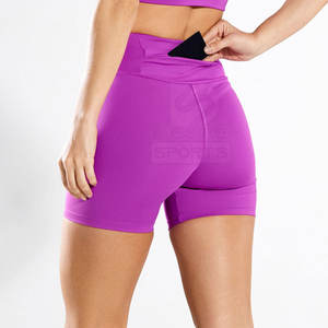 Shorts Deportivos para Mujer, Ligeros, Transpirables, Ecológicos, de Secado Rápido, Tela de Spandex y Poliéster, Alta Calidad, Hechos en Fábrica para Venta en Línea - Product Image 3