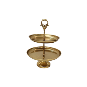 Vintage Hand Hammered Finish Decorative Metal <b>Cake</b> <b>Stand</b> Unique Design <b>3</b> <b>Tier</b> <b>Stand</b> Perfect For Dessert And Parties Display - Product Image 6