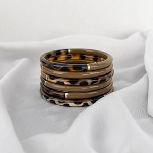 Bracelet en corne de buffle bio de haute qualité, écologique, fait main, poli, moderne, bijoux de mariage, artisanat naturel - Product Image 4