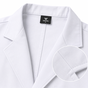 Bata de Laboratorio Médica Personalizada 2026, 100% Algodón Tejido, Unisex, Manga Larga, Uniforme de Hospital, Ropa de Trabajo Profesional para el Sector Sanitario - Product Image 5