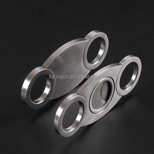 Guillotine 8-shaped Stainless Steel Cigar <b>Cutter</b> Portable Cigar Scissor Double Blade Cigar <b>Cutter</b> - Product Image 6