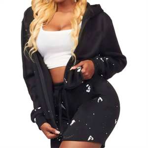 Custom Manufacturer Women Seamless Gym Set <b>Long</b> Sleeve and High Waist <b>Shorts</b> - Product Image 4