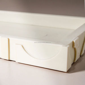 Resin Marble Serving Tray Jewelry Plate Terrazzo Bathroom Amenity Tray for Hotel Resin Tray Marble serving tray Jewelry plate - Product Image 2