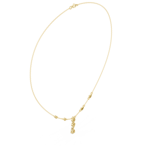 Collar con Colgante de Diamante Corte Pera, Chapado en Oro Amarillo, Joyería para Mujer, Collar de Cadena para Boda o Compromiso - Product Image 4