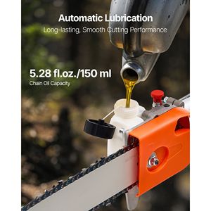 43CC 2 Stroke Gas <b>Powered</b> Pole <b>Saw</b> 6.9 11 Cutting Bar Cordless Tree Trimmer Rotatable Head 52cc/58cc Gas Pole <b>Saw</b> for Outdoor - Product Image 5
