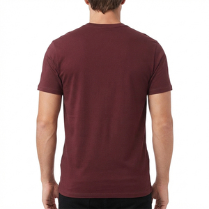 Camiseta de Hombre 100% Algodón con Logotipo Personalizado, Venta al Por Mayor OEM, Cuello Redondo, Etiqueta Privada, Impresión Serigráfica, MOQ Bajo - Product Image 2