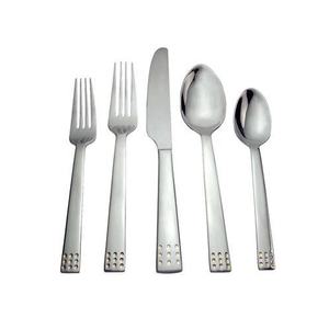 Hammered Hollow Handle Silver Plated Stainless Steel <b>Cutlery</b> Set Forks Spoons Knives Tableware Steel <b>Cutlery</b> Set - Product Image 4