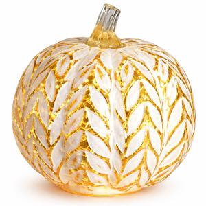 Campanas de cristal con forma de calabaza para múltiples usos, calabaza de cristal artesanal de 10 pulgadas para decoración del hogar, calabaza de cristal de alta calidad al por mayor - Product Image 6