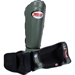 Precio al por mayor RTS Nuevo estilo Color personalizado Piel sintética Par de espinilleras protectoras Equipo de entrenamiento de Kickboxing para todas las estaciones AI-SG-909 - Product Image 6