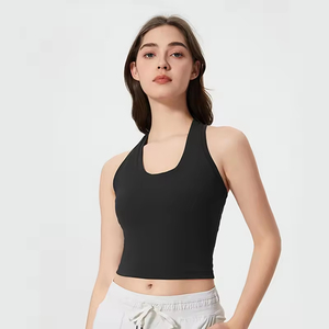 Custom Ladies Sublimated Tank Tops 2025 Polyester Front Logo Eco-Friendly Breathable Crew Neck Sleeveless Sublimation <b>Singlet</b> - Product Image 3