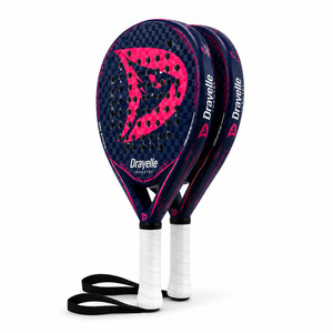 Raqueta de Pádel de Diamante para Mujer con Logotipo Personalizado al por Mayor, Par de Raquetas de Pádel Profesionales Ligeras de Fibra de Carbono 18K, OEM - Product Image 3
