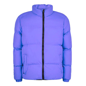 Veste matelassée beige pour homme à col montant, fermeture éclair intégrale, coupe-vent, épaisse, décontractée pour l'hiver, coupe régulière, rembourrage en polyester - Product Image 4