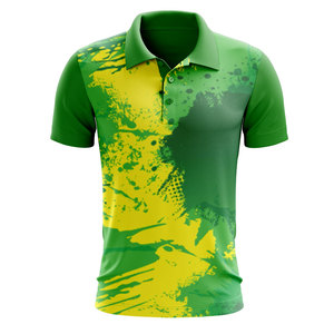 Polos en tissu respirant de haute qualité pour hommes, impression intégrale par sublimation - Product Image 5