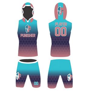 Diseño impreso equipo deporte uniforme hombres bordado por encargo 7vs7 fútbol americano Jersey tops compresión fútbol uniformes - Product Image 1