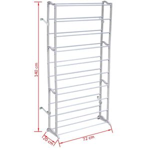 Scarpiera a 10 livelli con pratico scaffale durevole e soluzione di archiviazione salvaspazio - Product Image 3