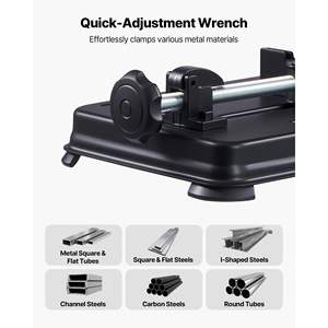 7-1/4 Stainless Steel Cold Cut Blade <b>Chop</b> Saw 1200 W Motor 4000 R/min Speed 0-45 Degrees Adjustable Cutting Band Saw <b>Machines</b> - Product Image 5