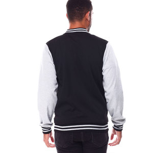 Chaquetas Varsity de Invierno para Hombre, con Mangas de Cuero, Bordado de Letras de Clubes Deportivos, Estilo Béisbol - Product Image 3