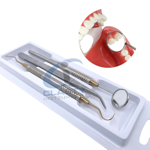Juego de Herramientas Dentales con Espejo Bucal, Pinzas y Sonda Curva para Limpieza y Blanqueamiento Dental, Kit de Instrumentos Manuales para Dentistas - Product Image 2