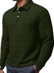 Camisa Polo Clásica Informal de Negocios, Anti-Pilling, Venta Directa de Fábrica, Camisas de Manga Larga para Hombre, Camisa Polo de Negocios de Primavera - Product Image 2