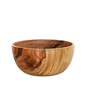 Customized Design Salad Bowl <b>Table</b> Decorative Natural Wood Bowl Hot Selling Wedding Dinner Bowl for Dish <b>Storage</b> - Product Image 2